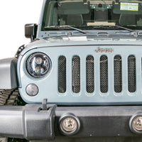 DV8 Offroad 2007-2018 Jeep JK Black Mesh Grille - Bumpers Grilles & Guards