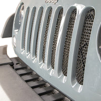 DV8 Offroad 2007-2018 Jeep JK Black Mesh Grille - Bumpers Grilles & Guards