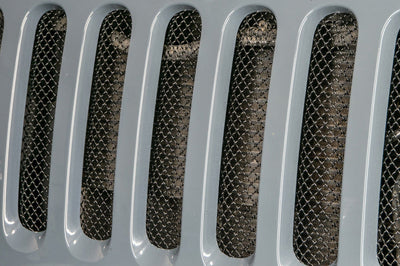 DV8 Offroad 2007-2018 Jeep JK Black Mesh Grille - Bumpers Grilles & Guards