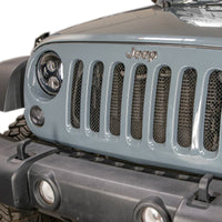 DV8 Offroad 2007-2018 Jeep JK Black Mesh Grille - Bumpers Grilles & Guards
