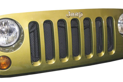 DV8 Offroad 2007-2018 Jeep JK Black Mesh Grille - Bumpers Grilles & Guards
