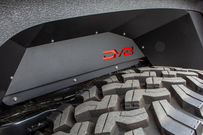 DV8 Offroad 201 + Jeep Gladiator Rear Inner Fenders - Black - Body Armor & Protection
