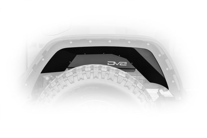 DV8 Offroad 201 + Jeep Gladiator Rear Inner Fenders - Black - Body Armor & Protection