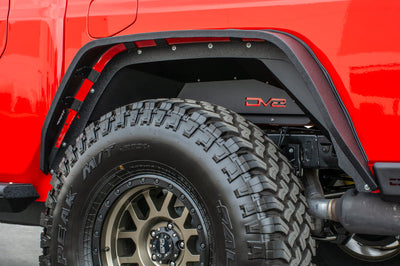 DV8 Offroad 201 + Jeep Gladiator Rear Inner Fenders - Black - Body Armor & Protection