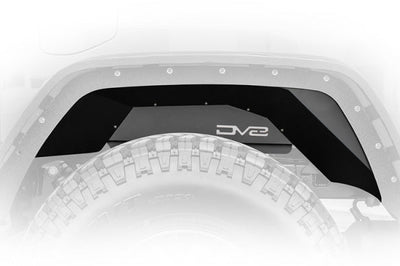 DV8 Offroad 201 + Jeep Gladiator Rear Inner Fenders - Black - Body Armor & Protection