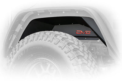 DV8 Offroad 201 + Jeep Gladiator Rear Inner Fenders - Black - Body Armor & Protection