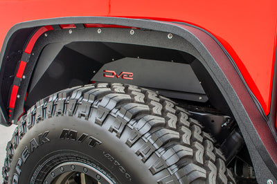 DV8 Offroad 201 + Jeep Gladiator Rear Inner Fenders - Black - Body Armor & Protection