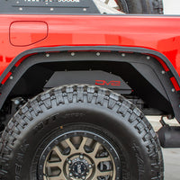 DV8 Offroad 201 + Jeep Gladiator Rear Inner Fenders - Black - Body Armor & Protection