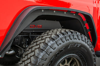 DV8 Offroad 201 + Jeep Gladiator Rear Inner Fenders - Black - Body Armor & Protection