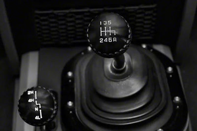 DV8 Offroad 2011-2018 Jeep JK 6-Speed Shift Knob Black - Interior Accessories