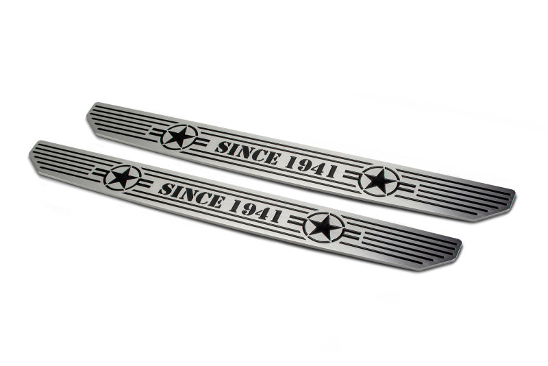DV8 Offroad 2018-2019 Jeep Gladiator JL Rear Sill Plates - Body Armor & Protection