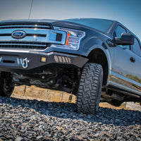 DV8 Offroad 2018 + Ford F-150 Front Bumper w/ Light Holes - Bumpers Grilles & Guards