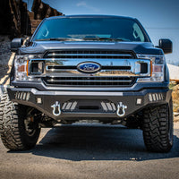 DV8 Offroad 2018 + Ford F-150 Front Bumper w/ Light Holes - Bumpers Grilles & Guards