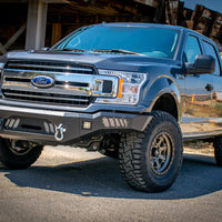 DV8 Offroad 2018 + Ford F-150 Front Bumper w/ Light Holes - Bumpers Grilles & Guards