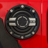 DV8 Offroad 2018 + Jeep JL Aluminum Fuel Door for 20-Pres Wrangler - Delivery