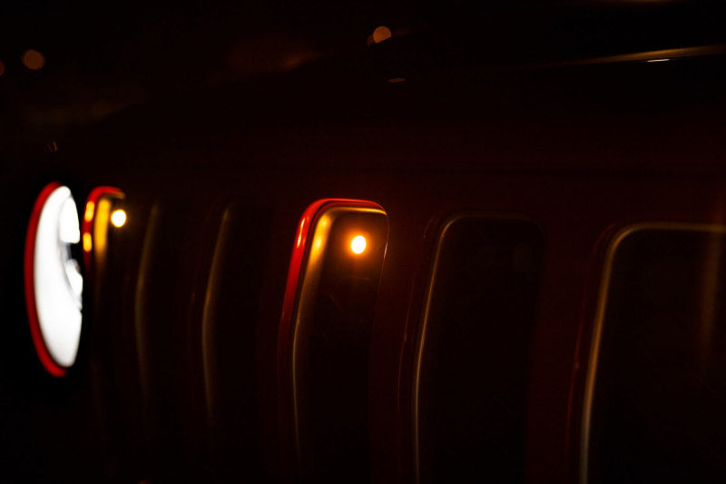 DV8 Offroad 2018+ Jeep JL Grill Amber Marker Lights - Bumpers Grilles & Guards