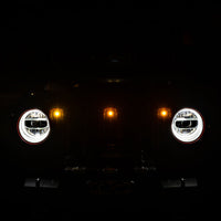 DV8 Offroad 2018+ Jeep JL Grill Amber Marker Lights - Bumpers Grilles & Guards