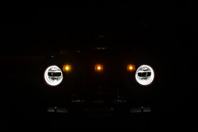 DV8 Offroad 2018+ Jeep JL Grill Amber Marker Lights - Bumpers Grilles & Guards