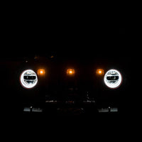 DV8 Offroad 2018+ Jeep JL Grill Amber Marker Lights - Bumpers Grilles & Guards