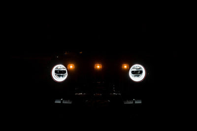DV8 Offroad 2018+ Jeep JL Grill Amber Marker Lights - Bumpers Grilles & Guards