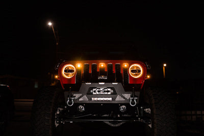 DV8 Offroad 2018+ Jeep JL Grill Amber Marker Lights - Bumpers Grilles & Guards