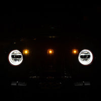 DV8 Offroad 2018+ Jeep JL Grill Amber Marker Lights - Bumpers Grilles & Guards
