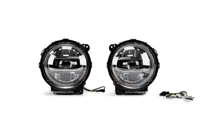 DV8 Offroad 2018 + Jeep Wrangler JL/Gladiator LED Projector Headlights - Lights