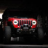 DV8 Offroad 2018 + Jeep Wrangler JL/Gladiator LED Projector Headlights - Lights