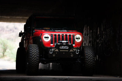 DV8 Offroad 2018 + Jeep Wrangler JL/Gladiator LED Projector Headlights - Lights