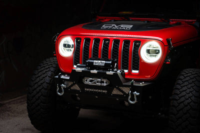 DV8 Offroad 2018 + Jeep Wrangler JL/Gladiator LED Projector Headlights - Lights