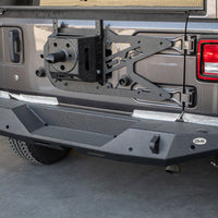DV8 Offroad 2018 + Jeep Wrangler JL Tailgate Mounted Tire Carrier - Roofs & Roof Accessories