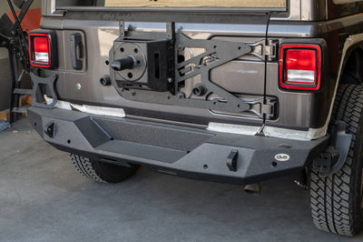 DV8 Offroad 2018 + Jeep Wrangler JL Tailgate Mounted Tire Carrier - Roofs & Roof Accessories