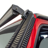 DV8 Offroad 2018 + JL/Gladiator Picatinny Rail A-Pillar Pod LED Light Mount - Lights