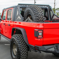 DV8 Offroad 2019 + Jeep Gladiator Bolt On Chase Rack - Roofs & Roof Accessories