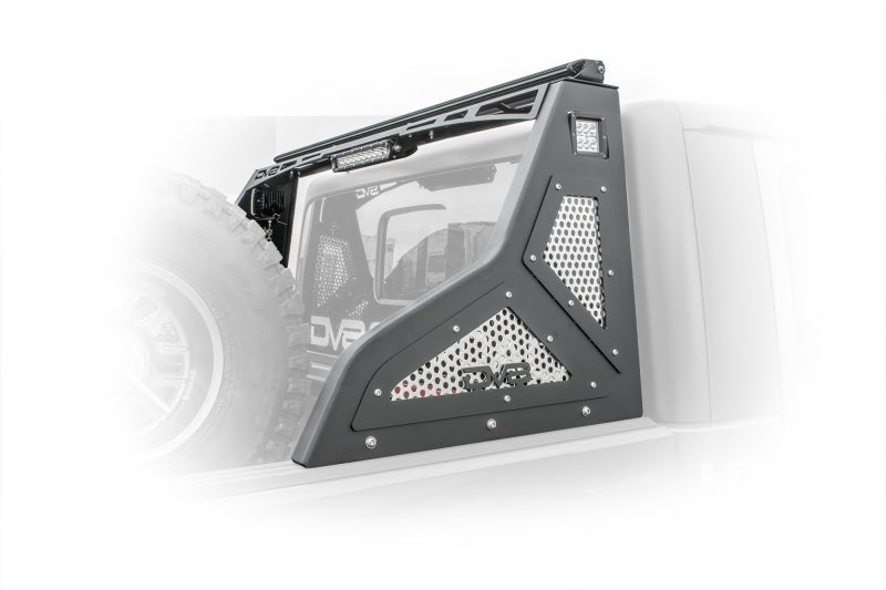 DV8 Offroad 2019 + Jeep Gladiator Bolt On Chase Rack - Roofs & Roof Accessories