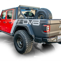 DV8 Offroad 2019 + Jeep Gladiator Universal Stand Up In-Bed Tire Carrier - Roofs & Roof Accessories