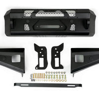 DV8 Offroad 2021+ Ford Bronco Front Bumper Winch Capable w/ Optional Bull Bar/Aux Light Opening - Bumpers Grilles &
