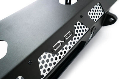 DV8 Offroad 2021+ Ford Bronco Front Bumper Winch Capable w/ Optional Bull Bar/Aux Light Opening - Bumpers Grilles &