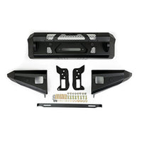 DV8 Offroad 2021+ Ford Bronco Front Bumper Winch Capable w/ Optional Bull Bar/Aux Light Opening - Bumpers Grilles &