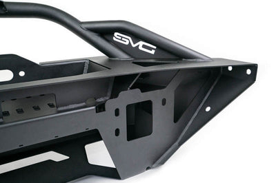 DV8 Offroad 2021+ Ford Bronco Modular Front Bumper Winch Capable w/ Auxiliary Light Mounts - Bumpers Grilles & Guards