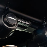 DV8 Offroad 21-22 Ford Bronco 4dr Rear Speaker & Light Mount Bar - Lights