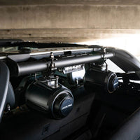 DV8 Offroad 21-22 Ford Bronco 4dr Rear Speaker & Light Mount Bar - Lights