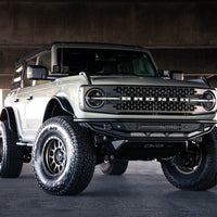 DV8 Offroad 21-22 Ford Bronco Competition Series Front Bumper - Bumpers Grilles & Guards