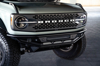 DV8 Offroad 21-22 Ford Bronco Competition Series Front Bumper - Bumpers Grilles & Guards