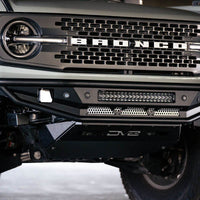 DV8 Offroad 21-22 Ford Bronco Competition Series Front Bumper - Bumpers Grilles & Guards