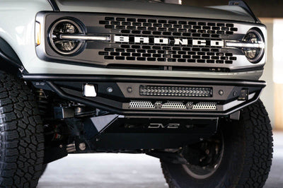 DV8 Offroad 21-22 Ford Bronco Competition Series Front Bumper - Bumpers Grilles & Guards