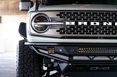 DV8 Offroad 21-22 Ford Bronco Competition Series Front Bumper - Bumpers Grilles & Guards
