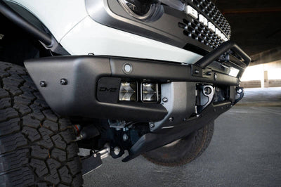 DV8 Offroad 21-22 Ford Bronco Factory Bumper Pocket Light Mount (Pair) 3in LED Pod Lights