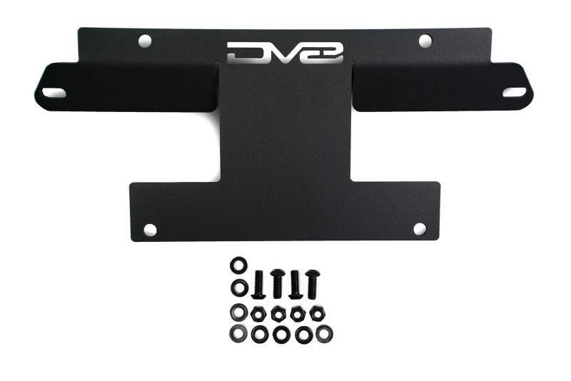 DV8 Offroad 21-22 Ford Bronco Factory Front Bumper Licence Relocation Bracket - Exterior Styling
