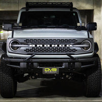 DV8 Offroad 21-22 Ford Bronco Factory Front Bumper Licence Relocation Bracket - Exterior Styling